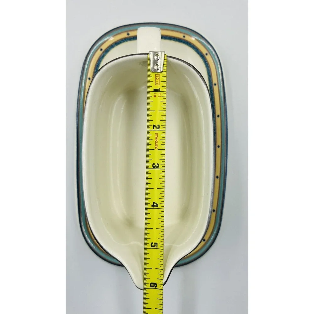 Mikasa Intaglio CAC73 Color Circuit Gravy Sauce Boat Set Underplate Replacement